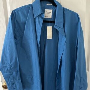 Abercrombie & Fitch Women’s Blue Dress Shirt